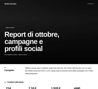 Report mensile