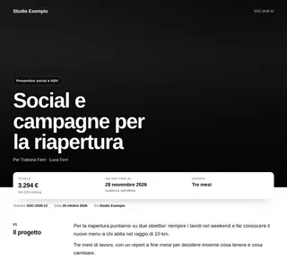 Preventivo social e ADV