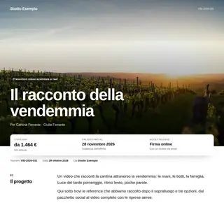 Preventivo video aziendale e reel